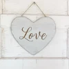 Burton & Burton White Hanging Love Heart