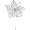 Direct Export Co. White Sequin Poinsettia