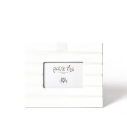 Happy Everything White Stripe Mini Frame by !