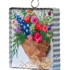 The Round Top Collection Wildflower Bouquet Mini Gallery Art