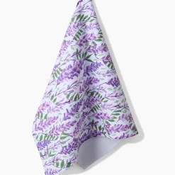 Geometry Wisteria Tea Towel