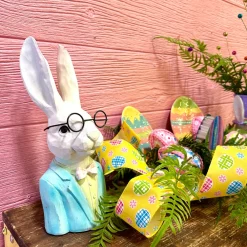 D. Stevens Yellow Easter Egg and Daisy Ribbon, 2.5
