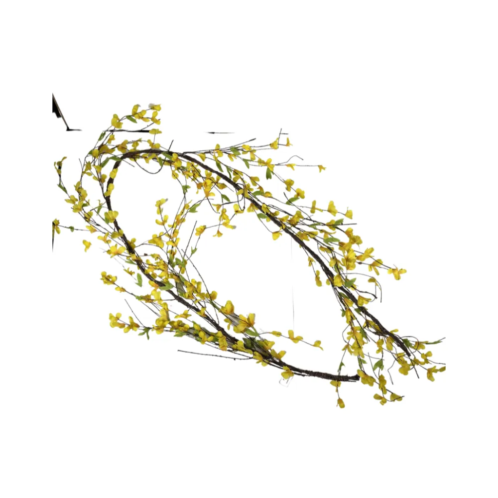 CRI Yellow Forsythia Garland 6'