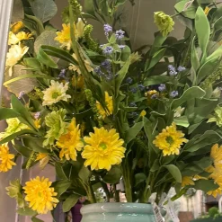 CRI Yellow Gerbera Daisy Sprig