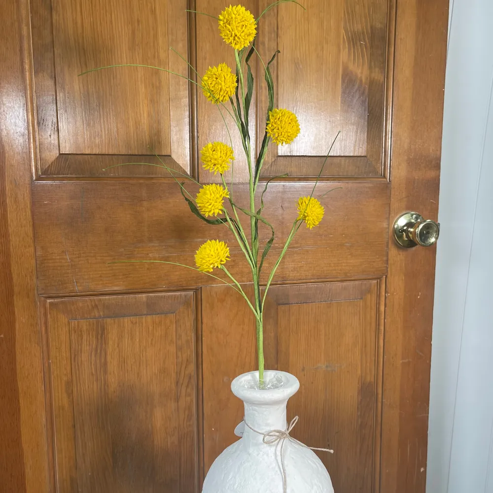 Liberty Floral Yellow Queen Ann Grass Spray