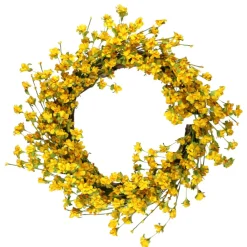 Direct Export Co. Yellow Spring Blossom Wreath, 30"